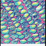 Lilly Pulitzer  Ricky Multi Clam Jam Tiered ruffled  Pull on skirt spring M $89 Photo 4