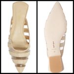 Cult Gaia ππ Femi Flats Pointed Toe Open Back Flat Mules ~ Natural EU 38 NWT Photo 9