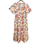 Anthropologie  Somerset Maxi Dress Size 1X Floral Printed Cotton Photo 1