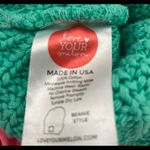 Love Your Melon  Sea Foam Green 100% Cotton One Size Beanie Hat. Photo 2