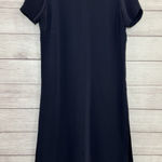 Ralph Lauren POLO Maxi /beach Dress Short Sleeve Slit Pullover Navy Sz 4 Photo 0