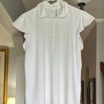 NWT Walter Hagen White Cap Sleeve Polo Shirt Sz L Size L Photo 0