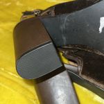 Calvin Klein Size 9.5 Brown Velour Peep Toe Block Heels Photo 8