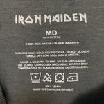 Iron Maiden a Real Dead One Gray Tie Dye Tshirt Size Medium Photo 3