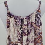 NWT Band of the Free Paisley Maxi Dress Tier Summer Vacation Resort Cruise Sz S Purple Photo 3