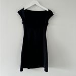 Reformation  Chaine Black Mini Dress S Photo 5