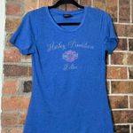 Harley Davidson Y2K Angel Wing Bedazzled Top Photo 2