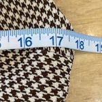 Mustard Seed Womens Houndstooth Sweetheart Neck Button-Up Vest Brown Large NWT Photo 6