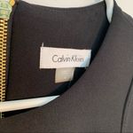 Calvin Klein  Sleeveless Sheath Dress Black Ruffle 6 Photo 7