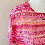 Bonworth  printed jewel neck dolman  blouse size sp Photo 1