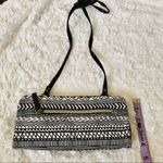 Forever 21 NWOT Boho Festival Crossbody Bag Black/Off White Photo 4