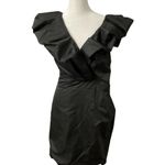 DO+BE  Black Fine Wine Mini Dress. Size Large. CDRS074 Photo 3