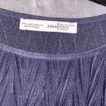 ZARA Navy Blouse Sz. S Photo 2