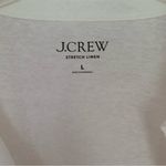 J.Crew  Relaxed Linen Blend Stretch Long Sleeve Photo 2