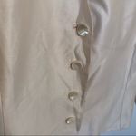 Dana Buchman Silk Blazer Ivory Sheen 3/4 Sleeve Photo 3