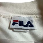 FILA Vintage 90s Neon  Long Sleeve White T Shirt Unisex size XL Photo 4