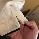 Anthropologie Maeve Patch Pocket Mini Dress M Ivory Black Cotton Stretch NWOT Size M Photo 6