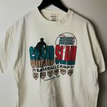 Grand Slam Baseball Camp T Shirt Vintage 90s White Large L Single Stitch Sports Photo 6