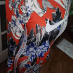 Nike  Womens Hyper Femme Long Sleeve‎ Floral Dress Small Photo 2