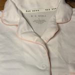 Rae Dunn Cream Bride embroidered sleep Shirt with Pink Accents size small new Photo 5