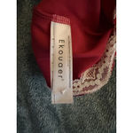 Vintage Y2K Lace Slip Dress Red White Women's Large Shift Romantic Holiday Sexy Photo 5