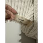 SIMONETT Cream Ribbed Knit Sleeve Sweater Shrug Bolero One Size Size undefined Photo 5