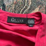 Vintage Gillian Red Silk V Photo 13