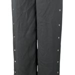 ZARA Black Snap Off Buttons Wide Baggy Leg High Waist Trousers Pants Size XS Photo 3