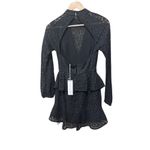 Rebecca Vallance Sistine Frill Mini Dress Size 4 New with Tags Black Photo 5