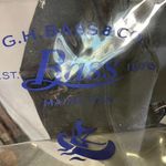 GH Bass & Co Nautical Tote Bag Love Boat Wheel Canvas Shopper Purse Blue Photo 7