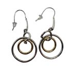 NEW Real Simple RS silver & gold drop dangle circle fashion earrings sty… Photo 11