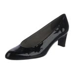 Stuart Weitzman  Black Patent Leather Pumps Women’s 8 Block Heel Career Luxury Photo 4