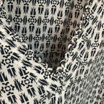 DR2 Sleeveless Tunic Blouse Black and White Top Size Small Photo 2