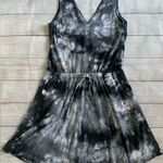 Sweaty Betty Take It Easy Drop Waist Dress in Gray/White Tie-Dye Print, Size XS Photo 1
