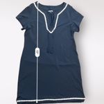 Lands' End  Black‎ Nylon Shift Dress Swim Cover up Size S Photo 5