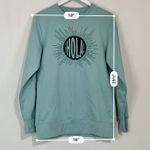 Target Women’s Latino Heritage ¡Hola! Graphic Long Sleeve Sweatshirt Blue XS NWT Photo 6