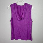 DANSKIN NOW Bright Purple Workout Hooded Tank Top Size L Size L Photo 6