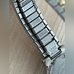 Seiko Ladies Watch Round White Dial Two-Tone Stretch Bracelet Day Date Windows Photo 13