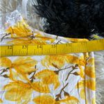 Daisy Fuentes Yellow Floral Lace Trim Tank Top, Cottagecore‎ Boho Y2K Festival Small Photo 6