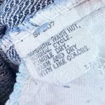 Levi's Vintage 80s  Acid Wash Pinstripe Denim Jeans High Waisted Cropped Fit Photo 7