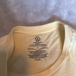 Yellow Short Sleeve Volkswagen Scoop Bottom Tee. Size XL Photo 1