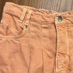 Pilcro Anthropologie  Pleated‎ Micro Circle Soft Denim Mini Skirt Pink Rose Sz 10 Photo 7