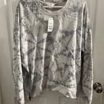 Time And Tru  Side Zip Sweatshirt Size XXL (20) Gray/White New With Tag Photo 0