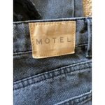 Motel Rocks  Faded Black Distressed Wide Roomy 5-Pocket Denim Jeans Womens Large‎ Photo 10