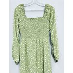 Vanilla Bay  Maxi Dress Small Ditsy Floral Milkmaid Ruched Baby Shower Photo 5