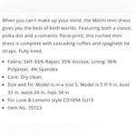 For Love & Lemons  Mochi Dress in Creme Roses Photo 5