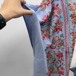 Umgee  Open Front Embroidered Kimono M/L Cardigan Duster Boho Artsy Festival Photo 2