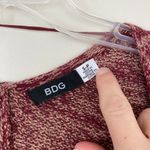 Urban Outfitters BDG Maroon Heathered Knit Open Front Cardigan Sz S Photo 1