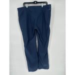 Eddie Bauer Womens Pants Nylon Tech Size 18 Hiking Stretch Zip Cargo Navy Blue Photo 4