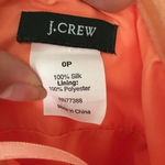 J.Crew  0P Silk‎ Chiffon Strapless Cocktail Dress Photo 2